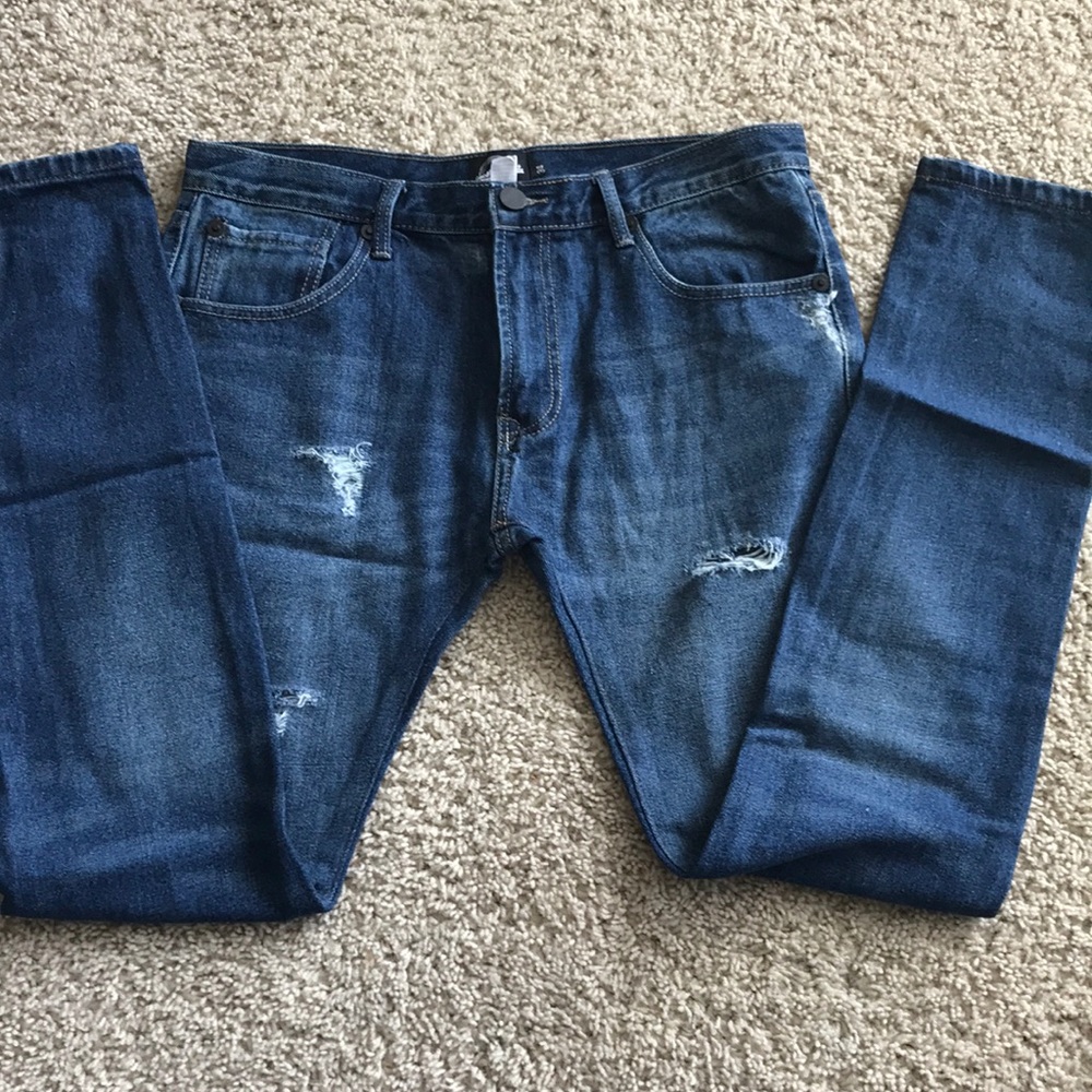 Something Strong Distressed Jeans